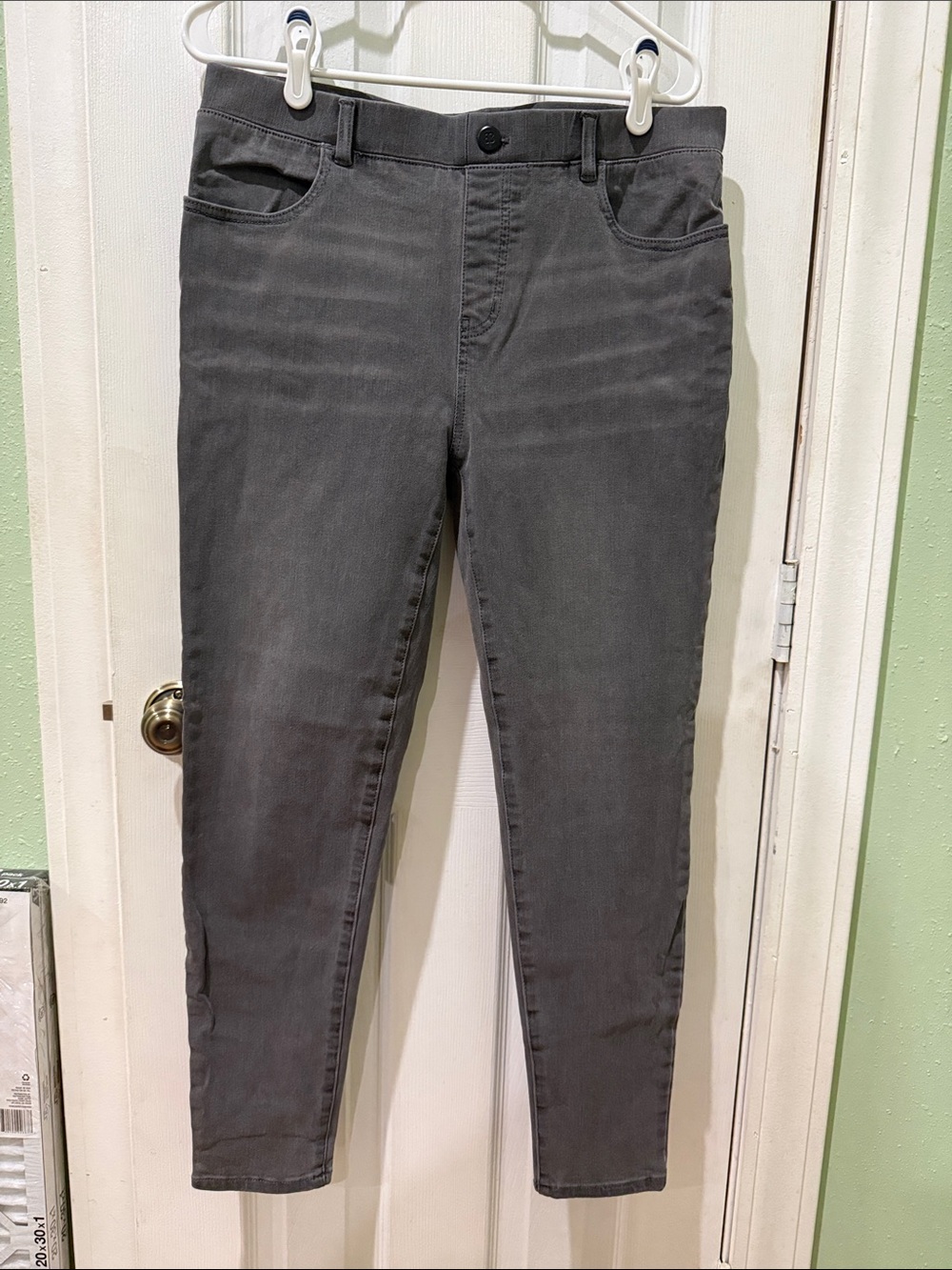 Betabrand Charcoal Skinny Jeans